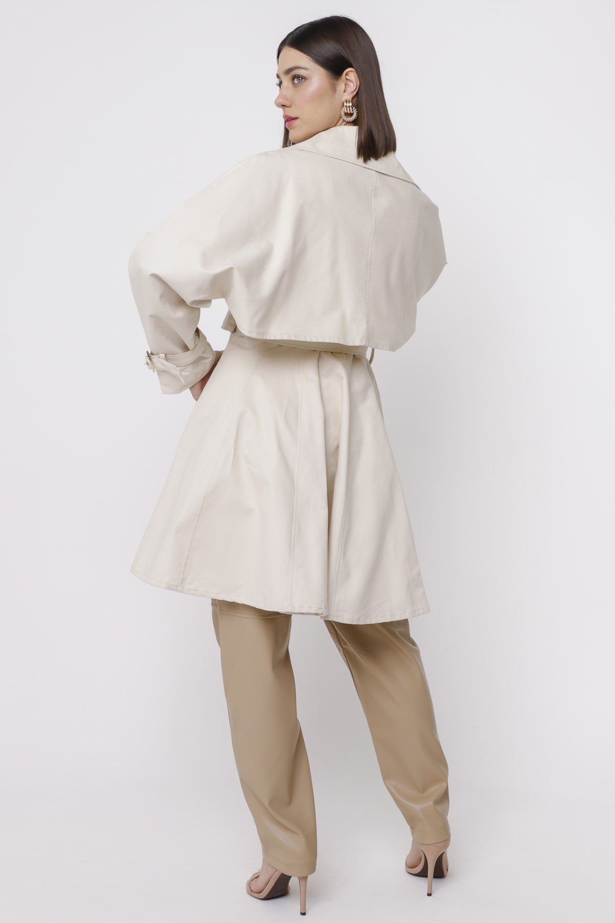 Casaco Trench Coat com Cinto - foto 6