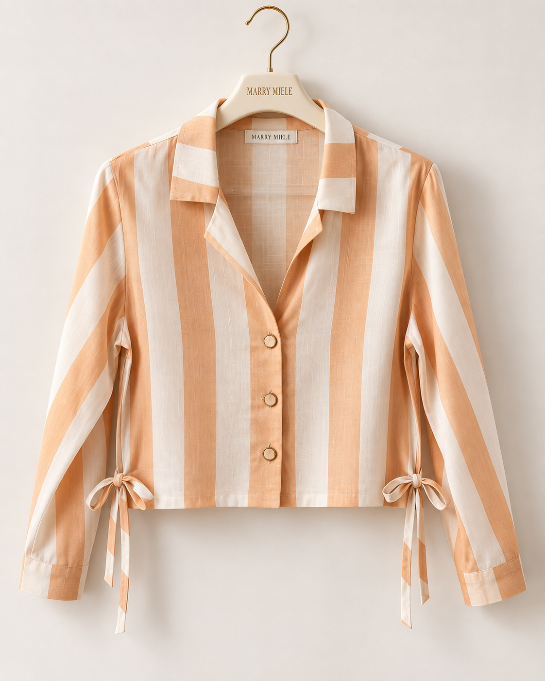 Camisa Cropped 3/4 Linho - Image 2