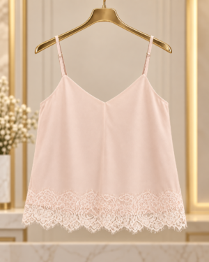 Blusa de alcinha com renda Milano