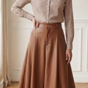 Saia Midi Marrom - Image 2
