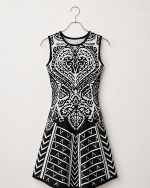 Vestido Jacquard Trimix