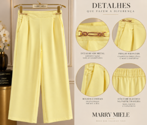 Calça Pantalona Luciane